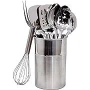 Chef Craft Select Kitchen Tool and Utensil Set, 8 Piece Set, Stainless Steel