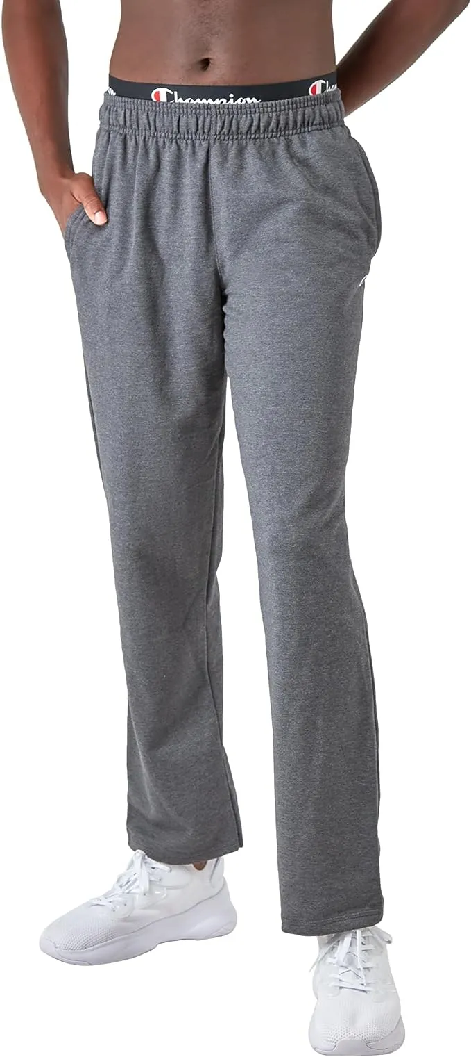 Champion Men's Sweatpants, Powerblend, Fleece, Open-Bottom Sweatpants (Reg. or Big & Tall)