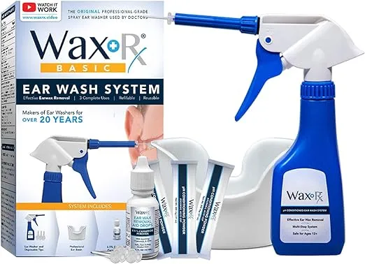 Doctor Easy Wax-Ph Conditioned Ear Wash and Ear Wax Removal System