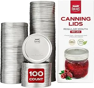 ForJars - 100 Regular Mouth Canning Lids