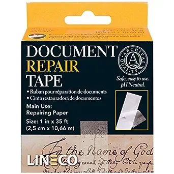 Lineco Document Repair Tape 1 in. x 35 ft.