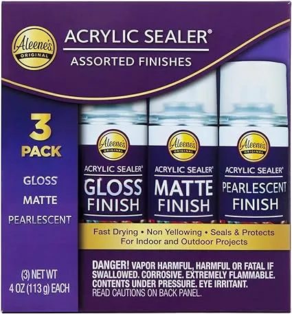 Aleene's Spray Acrylic Sealer 4 oz. 3 Pack (47203)Aleene's Spray Acrylic Sealer 4 oz. 3 Pack (47203)