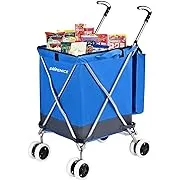 Folding Grocery Shopping Cart