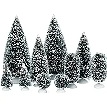 Department 56 Accessories for Villages Bag-O-Frosted Topiaries Tree