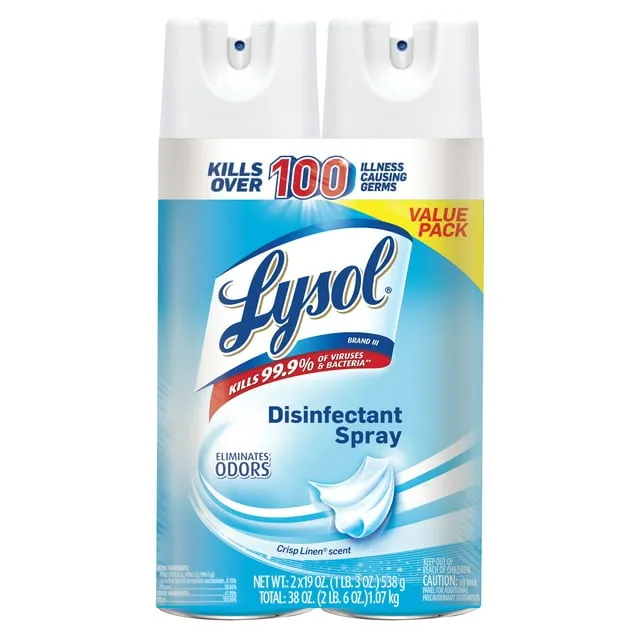 Lysol Crisp Linen Disinfectant Spray