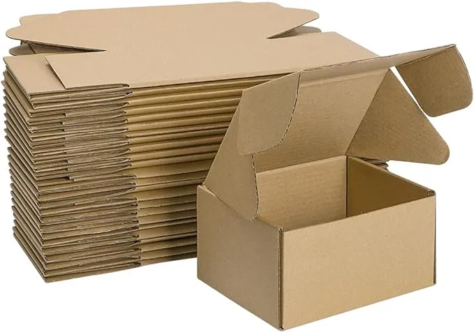 MEBRUDY 9x6x2 Inches Shipping Boxes Pack of 25, Small Corrugated Cardboard Bo...