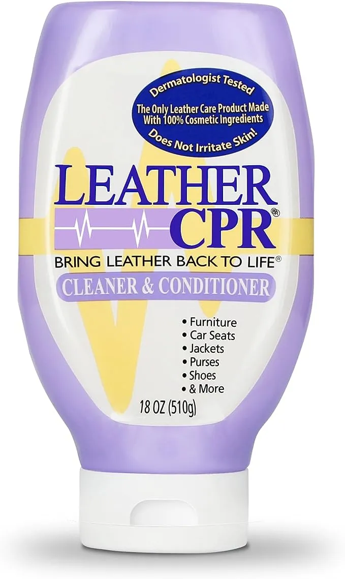 CPR Leather Cleaner and Conditioner -  Bring Leather Back To Life - 18oz