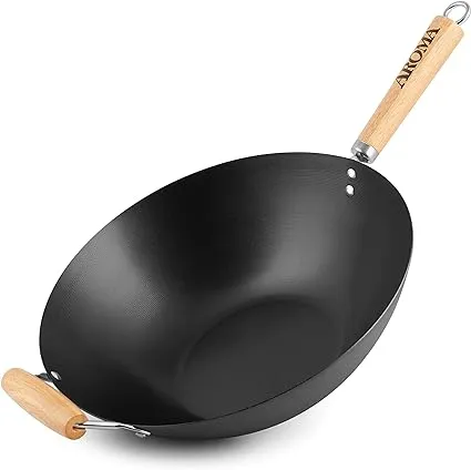 Aroma Housewares 14" Heavy Duty Carbon Steel Non-Stick Cookware