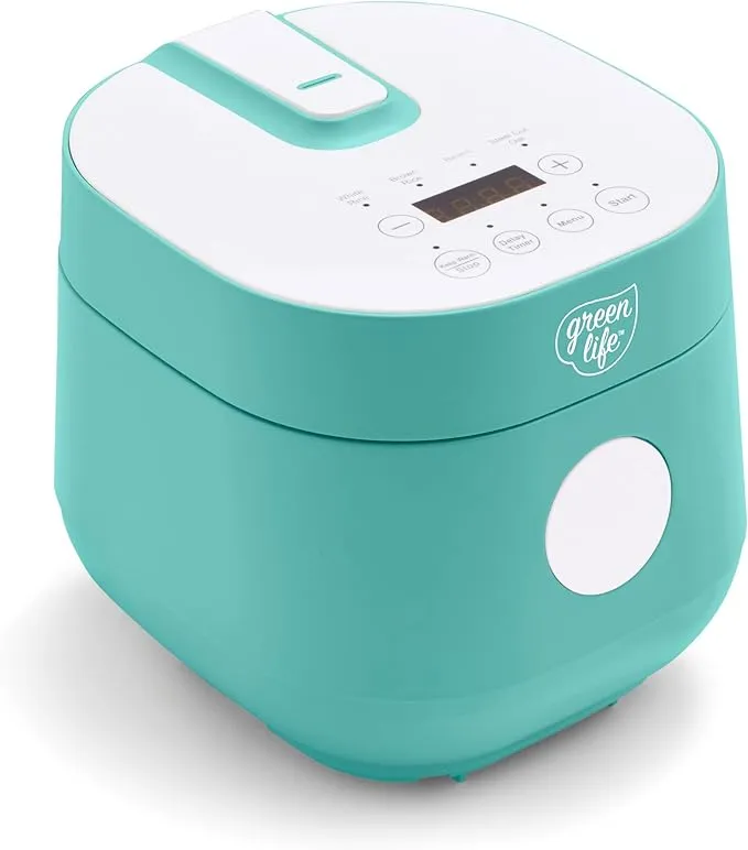 GreenLife Rice & Beans Cooker | Turquoise, Size: 4 Cups