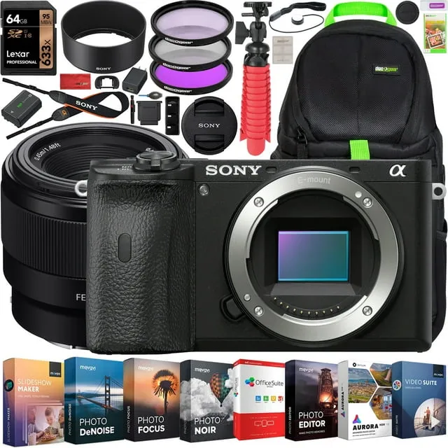 Sony Alpha a6600 APS-C Mirrorless Interchangeable Lens Camera (Body) Bundle