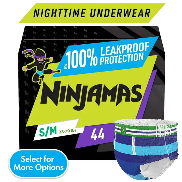 Pampers Ninjamas Nighttime Bedwetting Underwear