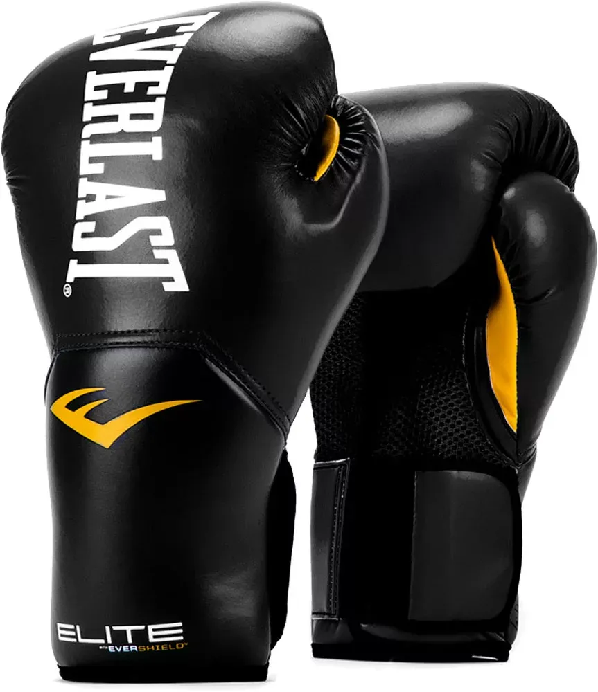 Everlast Elite Pro Style Training Gloves, Red, 14 oz