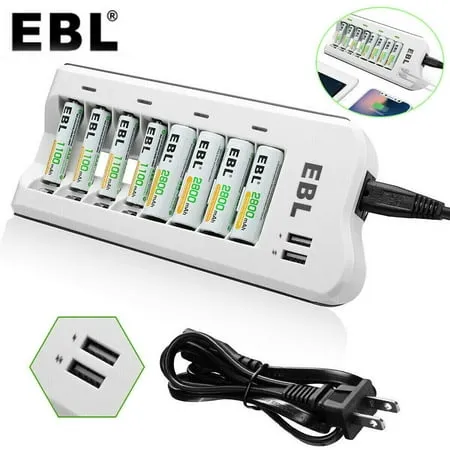 EBL 8 Bay Battery Charger