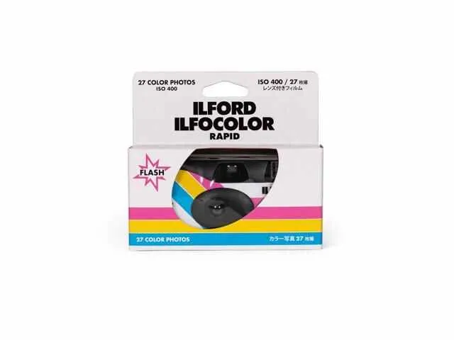 Ilford Ilfocolor Rapid Retro Single Use Color Film Camera