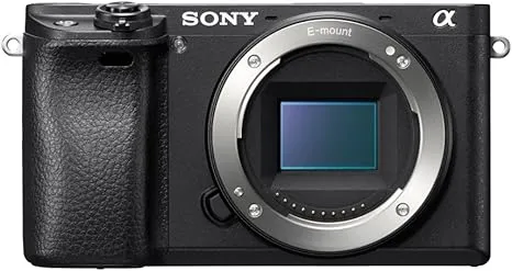 Sony Alpha a6300 Mirrorless Camera: Interchangeable Lens Digital Camera with APS-C, Auto Focus & 4K Video - ILCE 6300 Body with 3” LCD Screen - E Mount Compatible - Black (Includes Body Only)