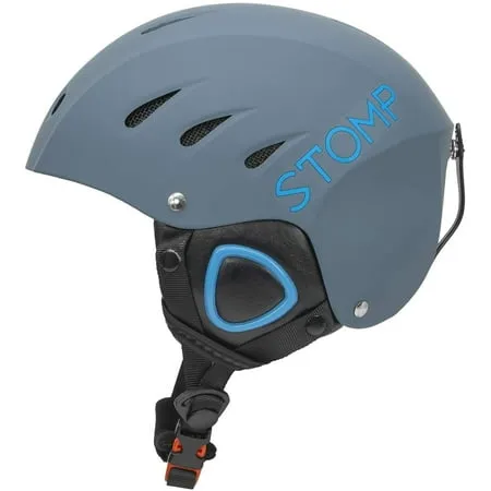 Stomp Ski & Snowboarding Snow Sports Helmet with Build-in Pocket in Ear Pads for ...