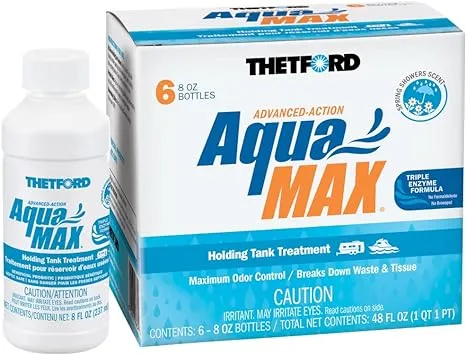 Thetford AquaMax Holding Tank Treatment - 6-Pack - 8oz Liquid - Spring