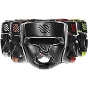 Sanabul Essential Boxing Headgear for Men & Women | Muay Thai and MMA Headgear | Sparring Headgear | Boxing Head Gear with Full Face Coverage