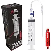 KOM Cycling Tubeless Sealant Injector Syringe and Presta Valve Core Removal Tool by Designed for Stans No Tubes sealant and Other sealants …