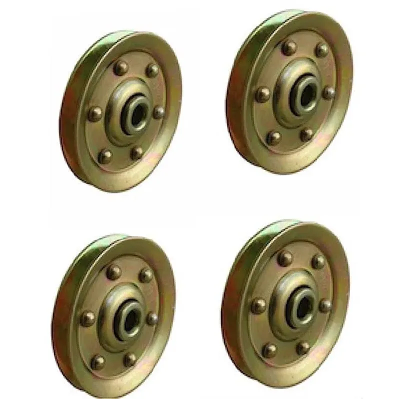 (4 Pack) Extra Heavy Duty Garage Door Pulley - 3 INCH 200LB