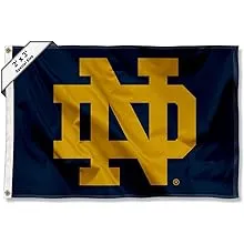 College Flags and Banners Company Irish ND Logo Flag