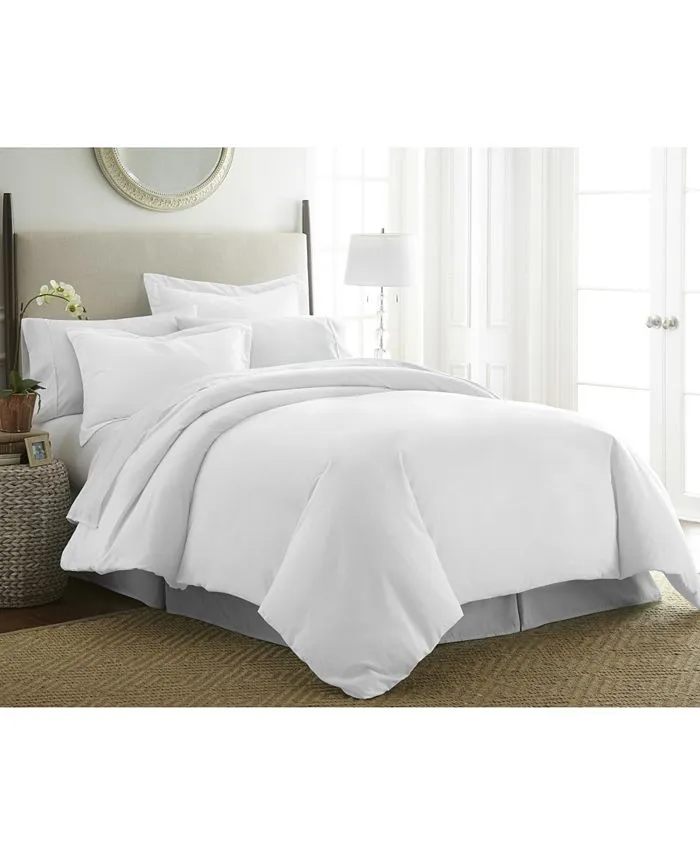 Pointehaven 525 Thread Count Duvet Cover Set, Full/Queen - Champagne