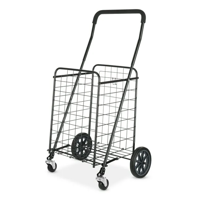 Utility Cart Adjustable Steel Rolling Multi-Use Cart With Handle