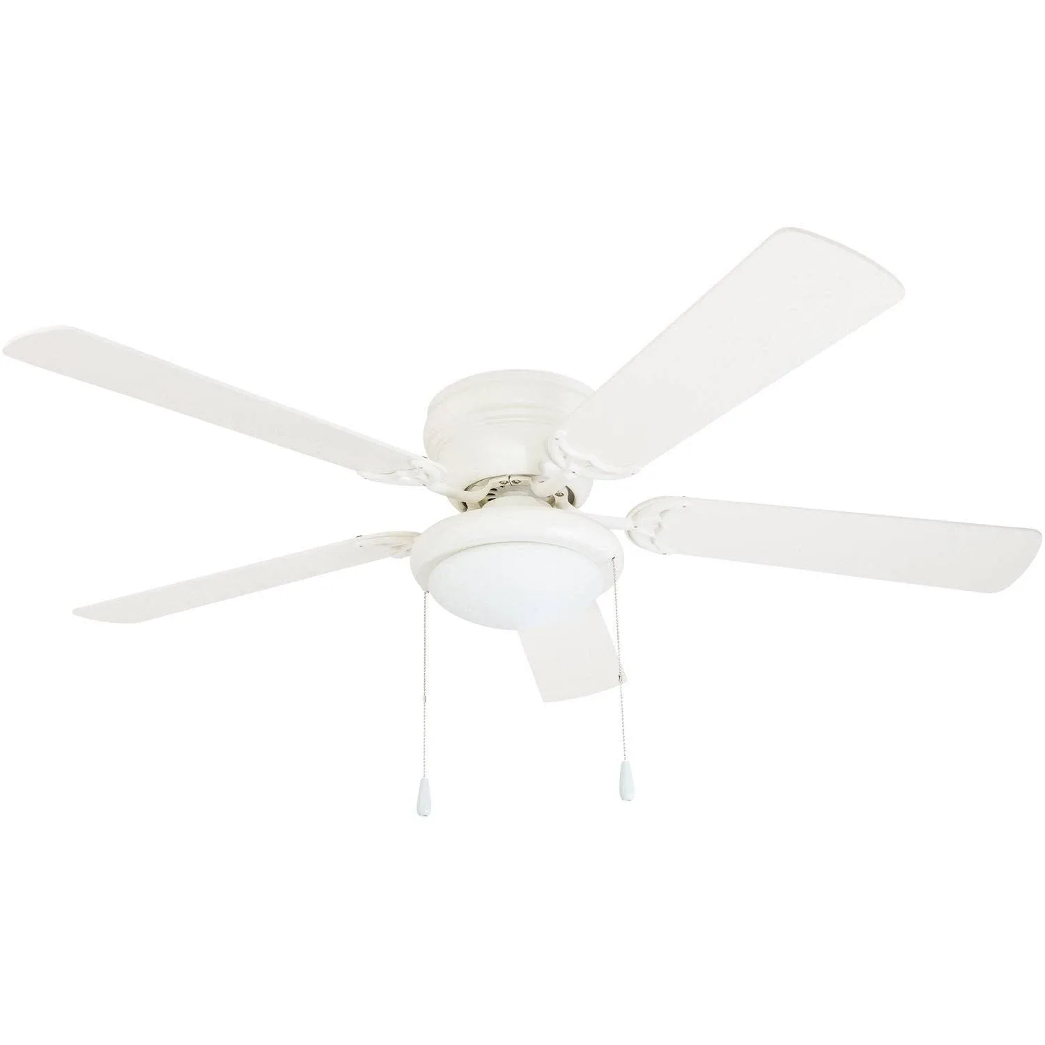 Portage Bay 50254 Hugger 52&#034; White West Hill Ceiling Fan with Bowl Light Kit