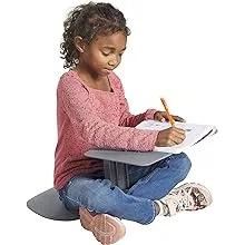 ECR4Kids The Surf Portable Lap Desk, Flexible Seating, Grey, 10-Pack