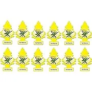 Little Trees Hanging Car and Home Air Freshener, Vanillaroma Scent - Pack of 12