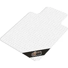 Gorilla Grip Office Chair Mat for Carpet Floor, Slip Resistant Heavy Duty Under Desk Protector Carpeted Floors, No Divot Plastic Rolling Computer