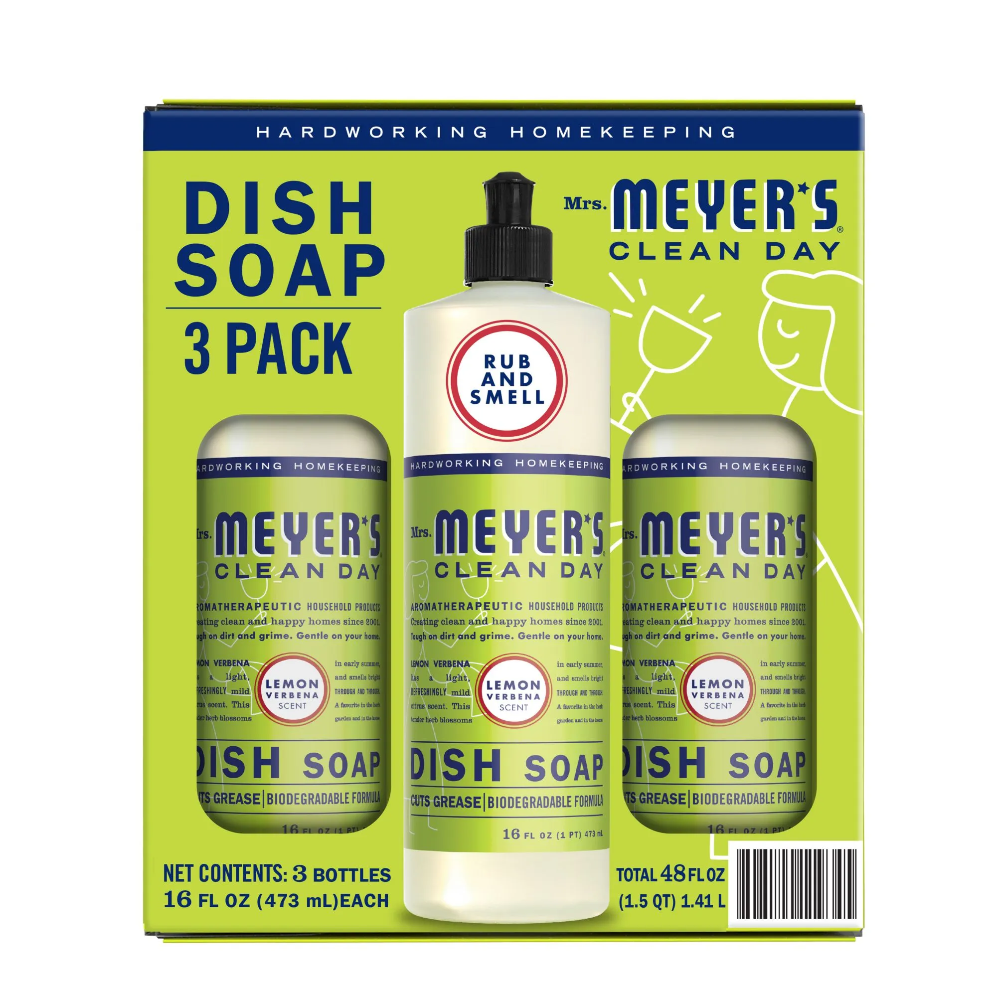 16.oz. Lemon Verbena Liquid Dish Soap (6-Pack)