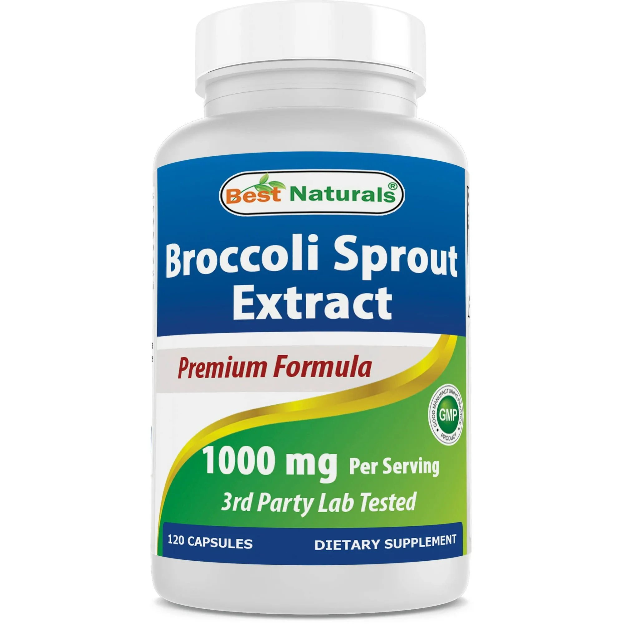 Best Naturals, Brocoli Sprout Extract, Brokkolisprossenextrakt, 1.000 mg, 120 Kapseln (500 mg pro Kapsel)