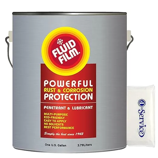 Fluid Film Rust &amp; Corrosion Protection, Metal Surface Penetrant &amp; Lubricant,...