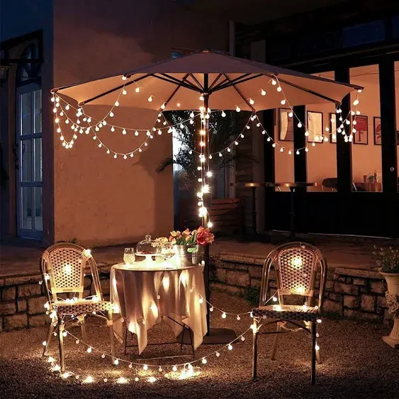 33ft Battery Operated String Lights Globe Fairy Lights With Remote