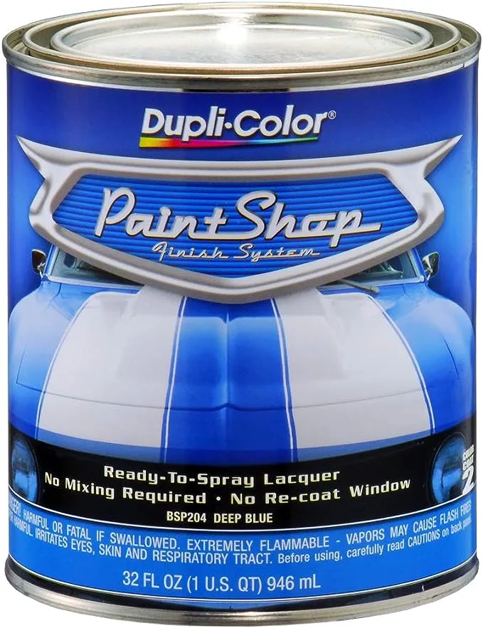 Dupli-Color BSP204 Deep Blue Metallic Paint Shop Finish System - 32 oz.