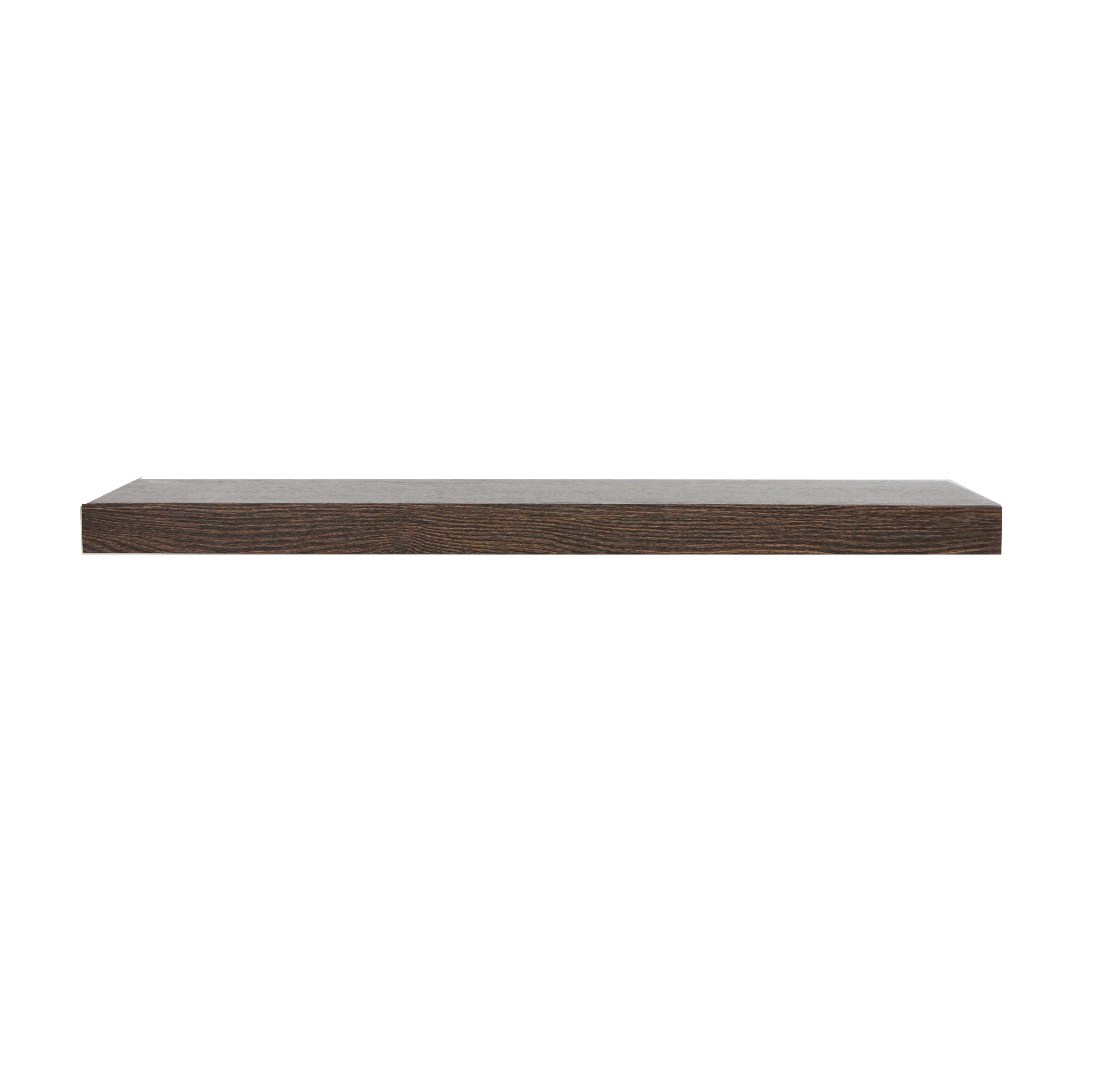 InPlace Shelving Plank Floating Wall Shelf, Oak