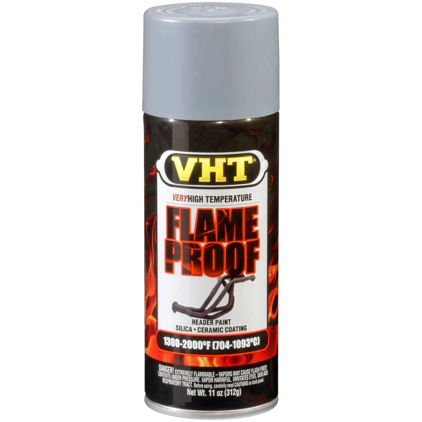 VHT Flameproof Coating; Flat; Gray Primer; 11 oz