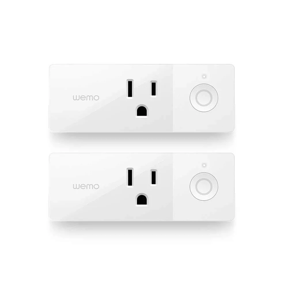 Wemo Mini Smart Plug, WiFi Enabled, Works with Alexa, Google Assistant & Apple HomeKit