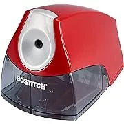 Bostitch Office Personal Electric Pencil Sharpener, Powerful Stall-Free Motor, High Capacity Shavings Tray, Red (EPS4-RED)