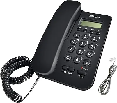 Wired Telephone, Desktop Telephone, Fixed Telephone, Caller ID Telephone, Fro...