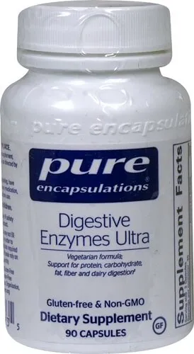 Pure Encapsulations Digestive Enzymes Ultra | Supplement to Aid in Breaking Down Fats, Proteins, and Carbohydrates for Digestion* | 90 Capsules