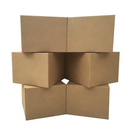 Easy Assembly Large Moving Boxes - Brown, Ideal for Packing and Storage