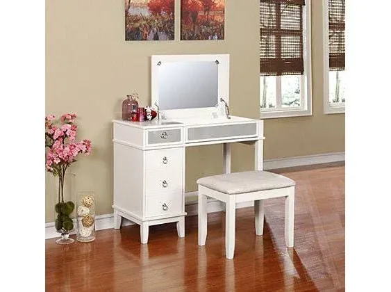 Eva Vanity Set - Transitional - Bedroom & Makeup Vanities - by Furniture Domain | Houzz