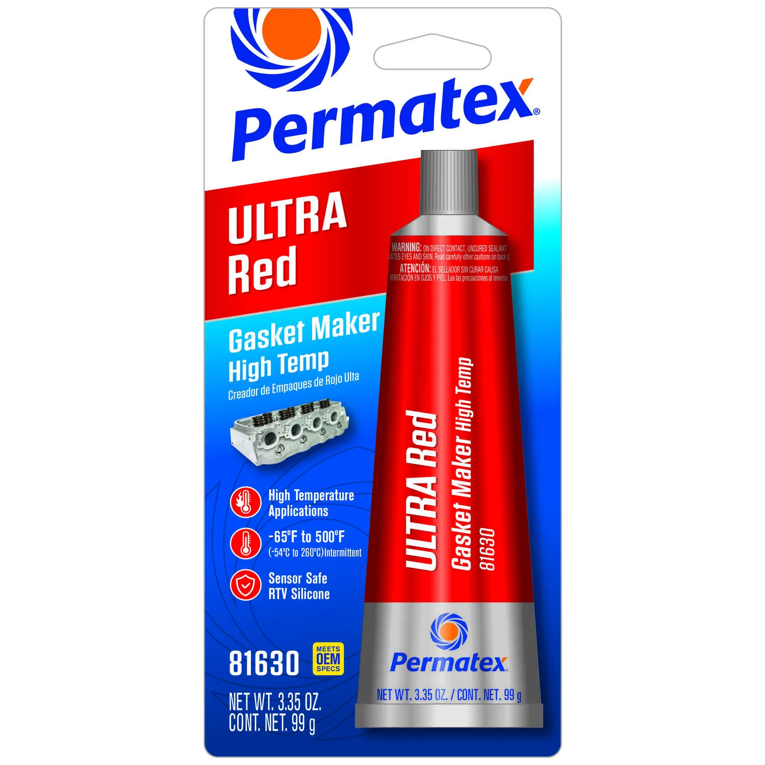 Permatex - 81630 - Ultra Red 3.35 oz. Gasket Maker