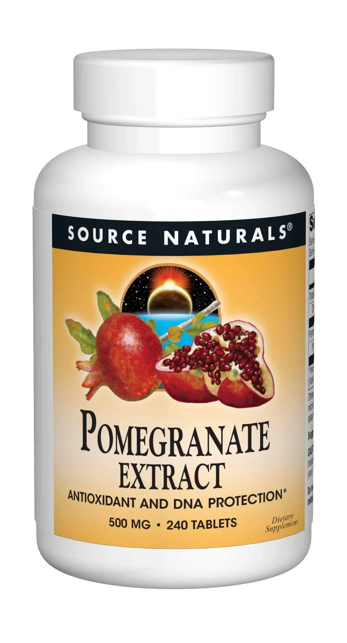 Source Naturals Pomegranate Extract 500 mg 240 Tablets