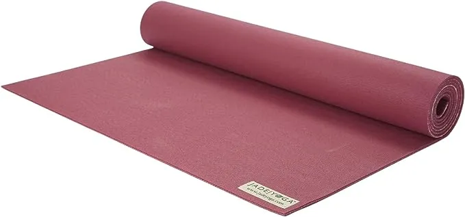 JadeYoga Harmony Yoga Mat - Durable & Thick Gym Fitness Mat, Non-Slip Natural Rubber Yoga Mat - Home Exercise & Stretching Mat, Workout Mat - Yoga, Pilates & Meditation for Women & Men