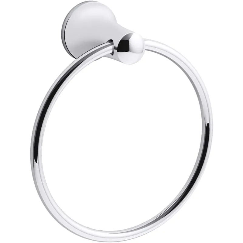 Kohler K-21955 Tempered 6-7/8" Wall Mounted Towel Ring - Matte Black