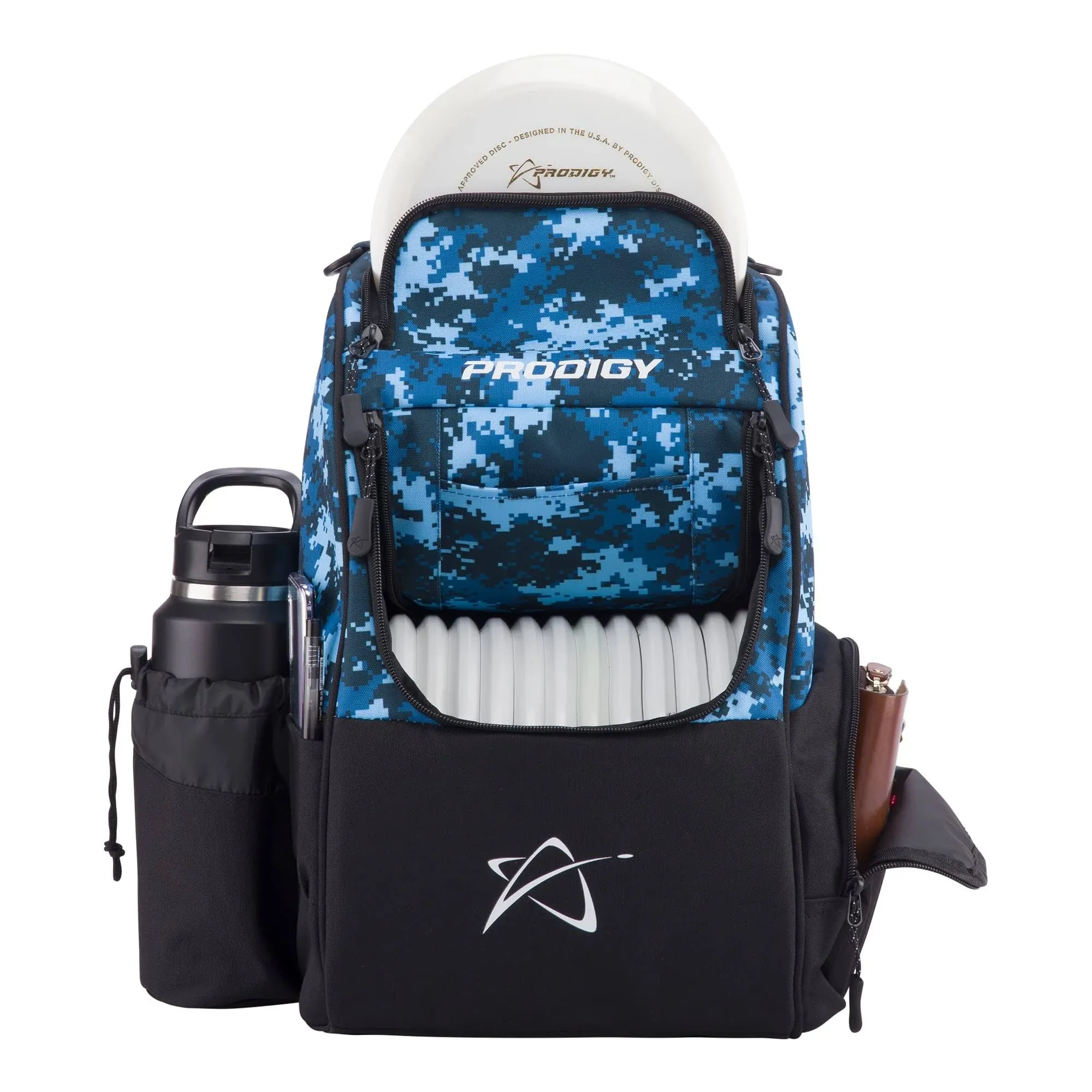 Prodigy Disc Ascent Disc Golf Backpack | Beginner Frisbee Disc Golf Bag with 18+ Disc Capacity | Disc Golf Bags for Beginners | Lightweight Disc