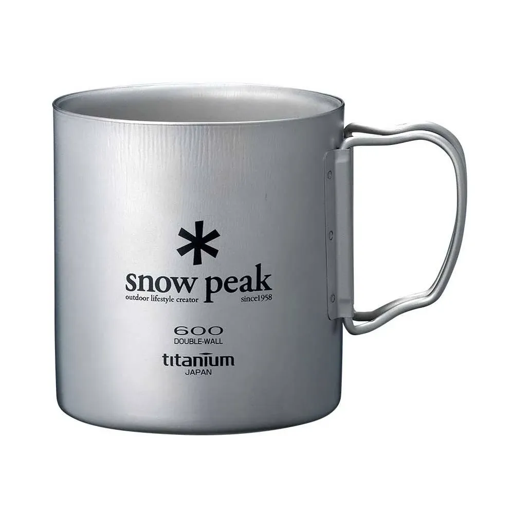 Snow Peak Titanium 600 Double Wall Mug